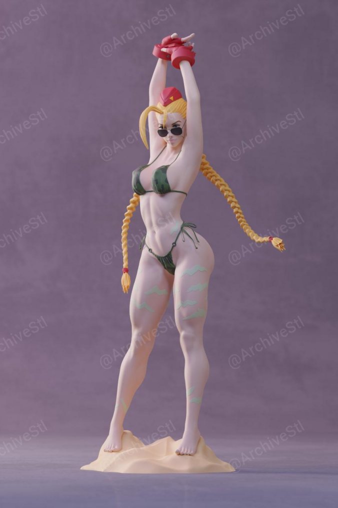 街头霸王  嘉米Cammy Bikini 3D打印图纸